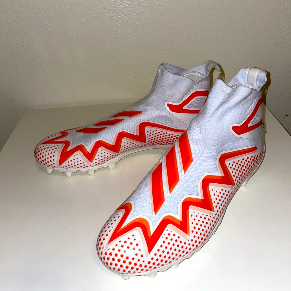 adidas Freak Ultra 21 Primeknit Laceless Orange Football Cleats(GZ0464) Men 11